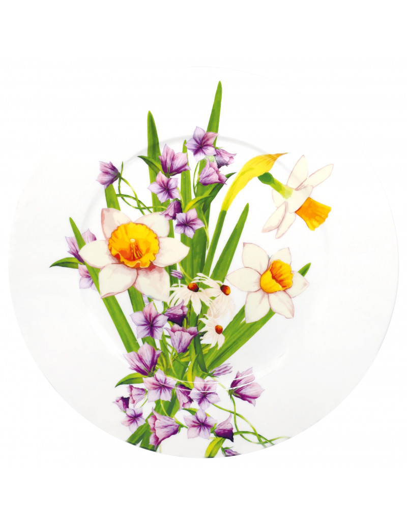 Jídelní 18-ti dílná sada talířů Fiori BRANDANI