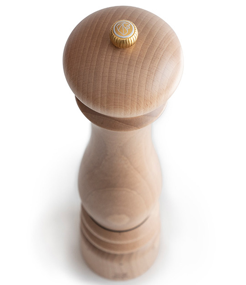 Dřevěný elektrický mlýnek Paris na sůl přírodní 34cm Peugeot