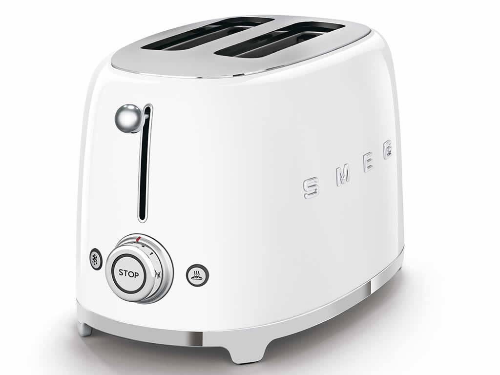 Toustovač / topinkovač P2 Smeg 50's Retro Style. bílý 950W