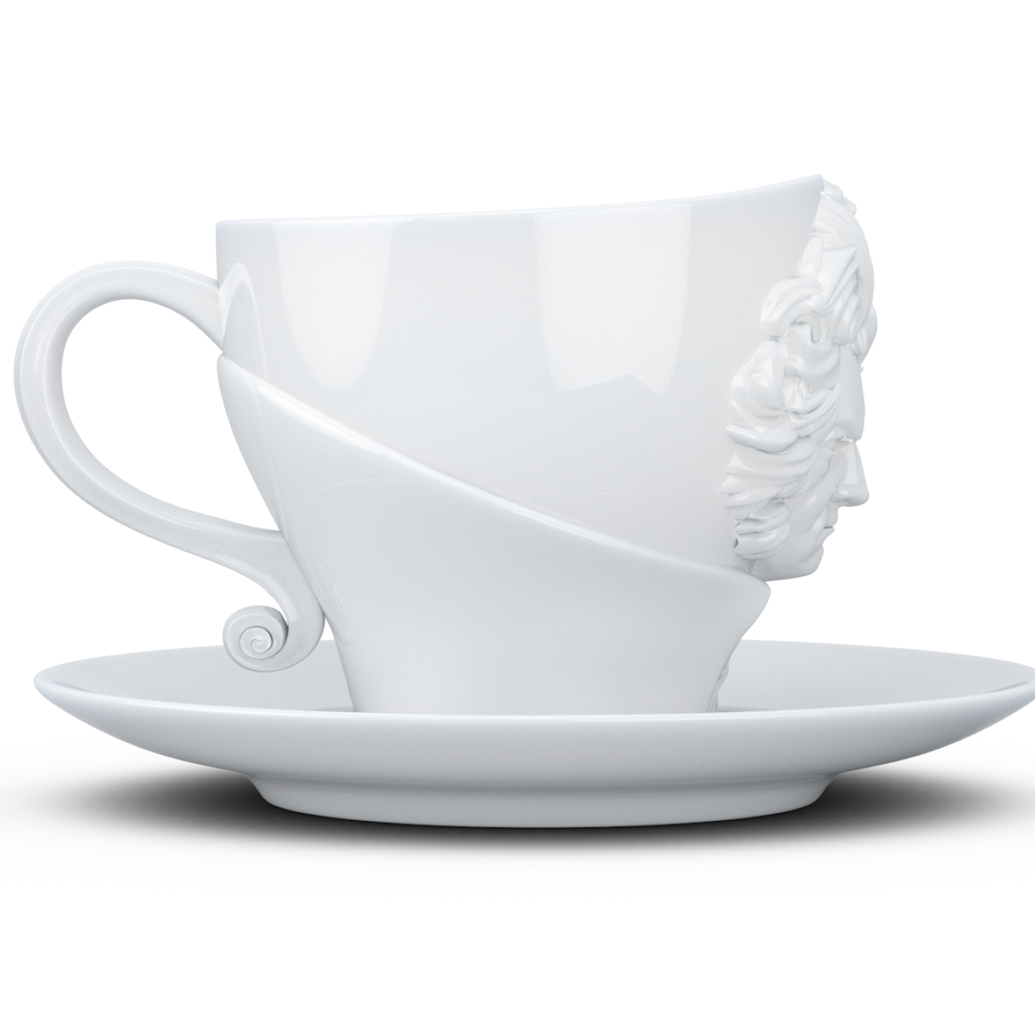 Ludwig van Beethoven šálek a podšálek na kávu, cappuccino, čaj 260 ml, 58products