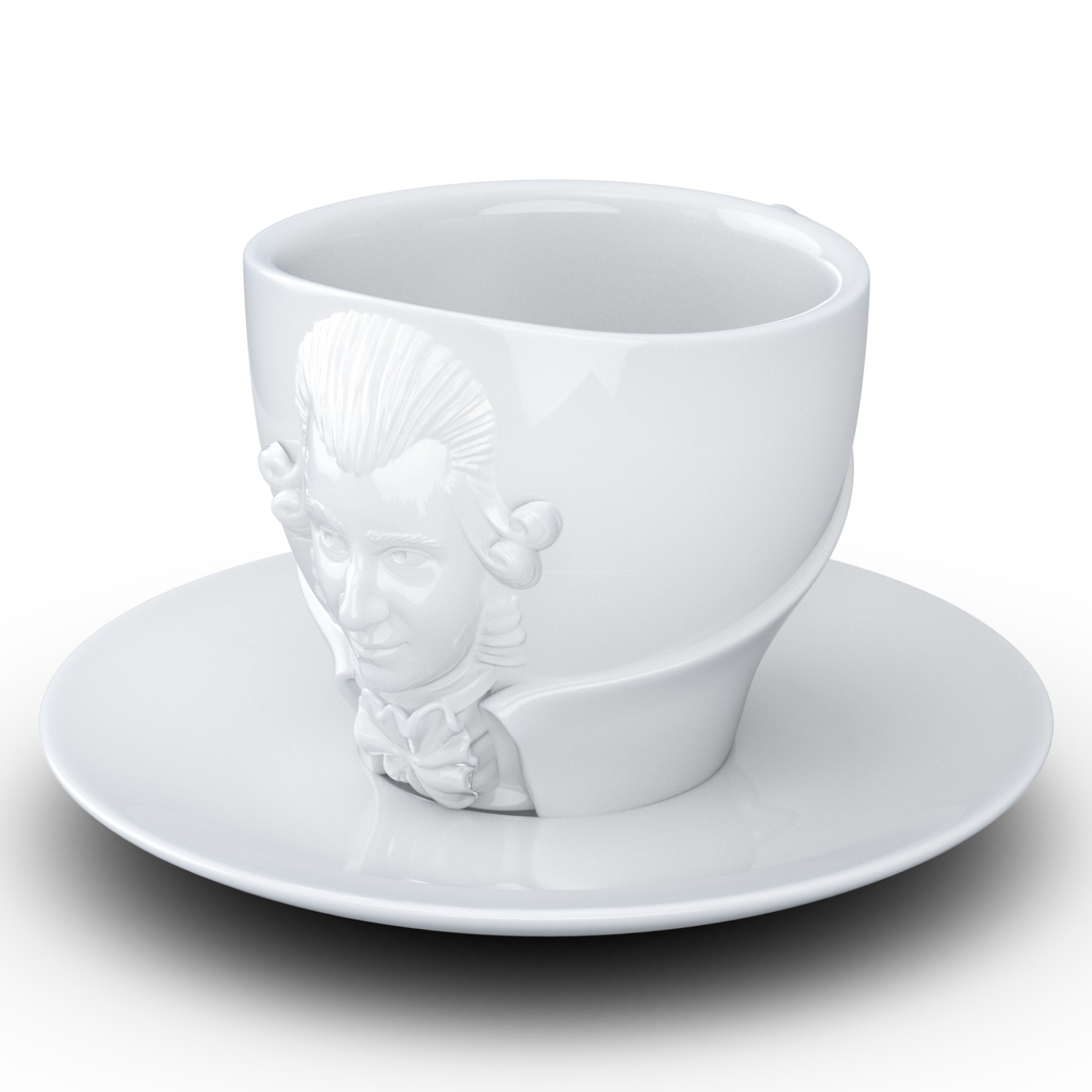 Wolfgang Amadeus Mozart šálek a podšálek na kávu, cappuccino, čaj 260 ml, 58products