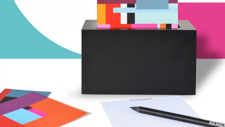 Náhradní katry do NoteBOX 240 ks kartiček různé vzory NoteBOX Remember