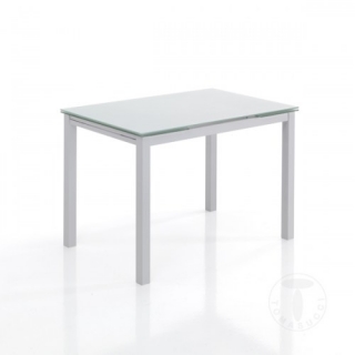 Rozkládací jídelní stůl FAST WHITE 110-170cm TOMASUCCI