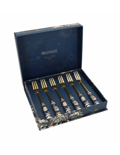 Sada vidliček DANUBIO BLUE GOLD 6ks Brandani