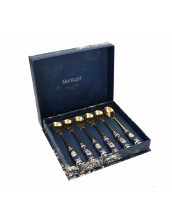 Sada lžiček DANUBOI BLUE GOLD 6 ks Brandani