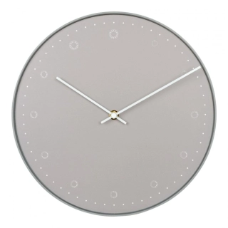 House Nordic Nástěnné hodiny šedé 30cm