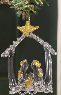 Betlem skleněná závěsná ozdoba II. BRANDANI