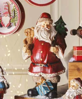 Soška Santa Claus s dárky 25 cm BRANDANI