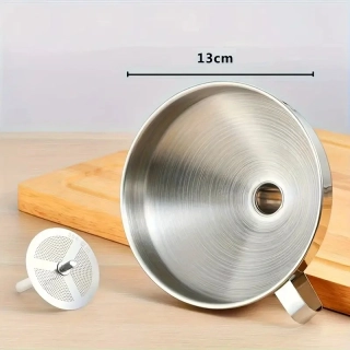 Nerezový trychtýř se sítkem 13 x 11 x 13 cm Kilner