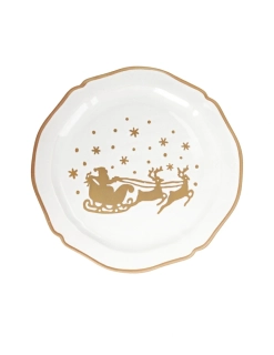Porcelánový servírovací tác na cukroví GingerBread 33cm Brandani