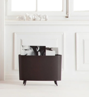 MILANO stojan na časopisy, noviny černý KOZIOL