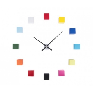 Nástěnné hodiny DIY Cubic multi colour KARLSSON