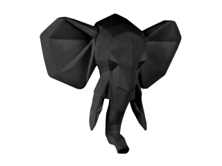 Nástěnná hlava slona Elephant 45 cm Origami Present Time