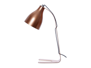 Stolní lampa Barefoot měděná Leitmotiv *