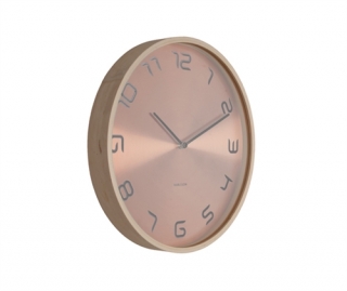 Nástěnné hodiny Bent wood 35 cm Karlsson *