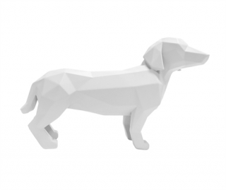 Soška Origami Dog stojící pes 29,7 cm Present Time