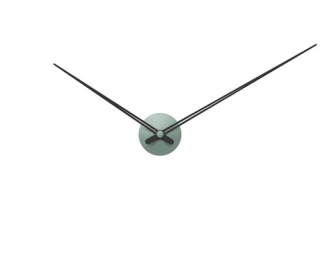 Nástěnné hodiny LBT Sharp 90 cm zelené Karlsson