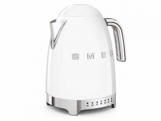 Rychlovarná konvice Smeg 50´s Retro Style s regulací teploty, bílá