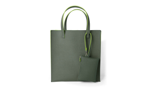 Kabelka / taška s pouzdrem Moos zelená REMEMBER