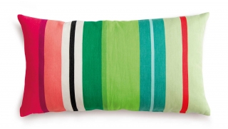 Velký bavlněný polštář 60x30cm Stripes Pistachio REMEMBER
