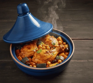 Tajine hrnec s poklicí na vaření, pečení a dušení Blu 26cm BRANDANI