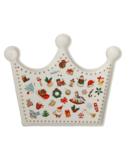 Tác ve tvaru korunky 21 cm CHICCHI E BALOCCHI BRANDANI