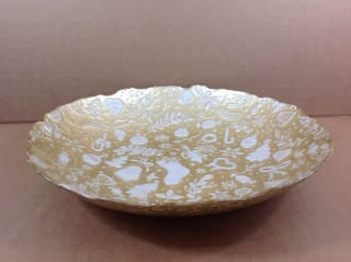 Vánoční mísa skleněná 40 cm Christmas BRANDANI