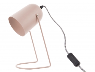 Stolní lampa Enchant ocel matná jemně růžová Leitmotiv