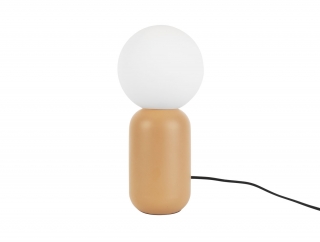 Stolní lampa Gala pískově hnědá Leitmotiv
