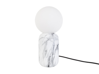 Stolní lampa Gala bílý mramor Leitmotiv
