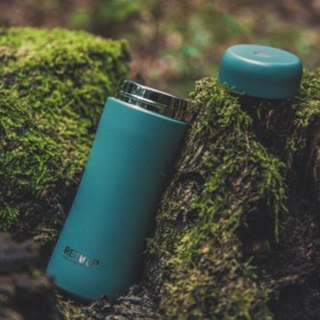 Termo láhev se sítkem TUMBLERS zelená 300ml RETULP