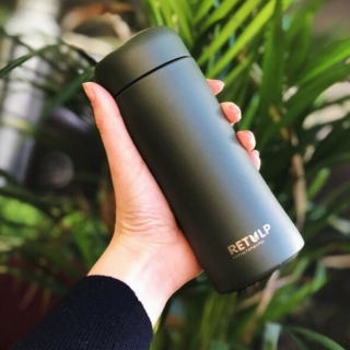 Termo láhev se sítkem TUMBLERS tmavě zelená 300ml RETULP