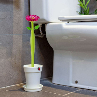 Štětka na WC kytka s beruškou FLOWE POWER VIGAR