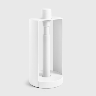 Stojan na papírové utěrky s brzdou STOP bilý Blim+