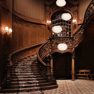 Lustr EOS LARGE  z husího peří, Ø 65 cm VITA Copenhagen