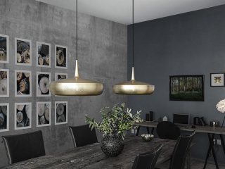 Lustr Clava Dine Brushed Brass, Ø 43 cm VITA Copenhagen