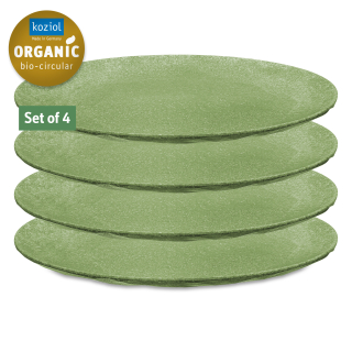 Sada 4 plochých talířů CLUB PLATE L ORGANIC KOZIOL