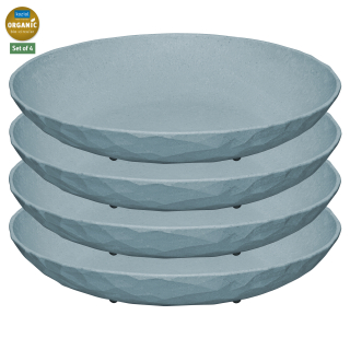 Sada 4 hlubokých talířů CLUB PLATE M ORGANIC KOZIOL