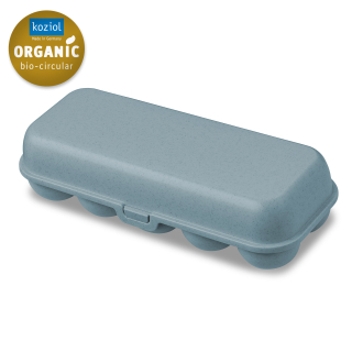 EGG box na 10 ks vajíček Modrá Organic KOZIOL 