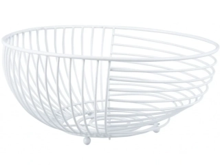 Koš na ovoce Crossways bílý 28cm Present Time