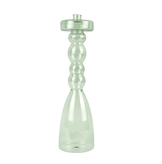 Svícen Pawn glass XL zelený 39cm Present Time