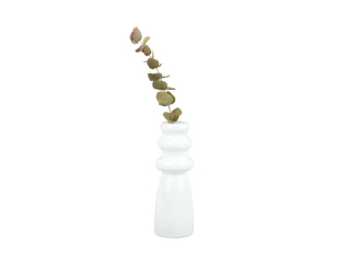 Váza Sparkle Bottle glass bílá Present Time