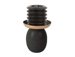 Svícen Mila černý 11cm Present Time