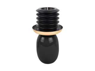 Svícen Mila černý 13cm Present Time