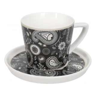 Kávová sada 6ks černá Shanti 100ml BRANDANI