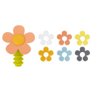 Sada zátka na láhve kytka Flower Power a 6 popisovačů VIGAR