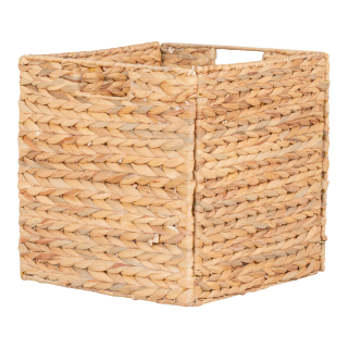 House Nordic Koš, skládací, vodní hyacint, přírodní, 30x30x30 cm