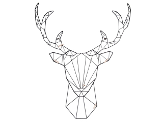 Nástěnka na vzkazy Memo Rack Linea Jelen Present Time